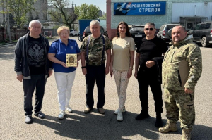 Председатель Совета Самарского отделения АЮР доставил гуманитарный груз в Курскую область